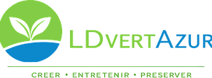 Logo LD Vert Azur, jardinier-paysagiste
